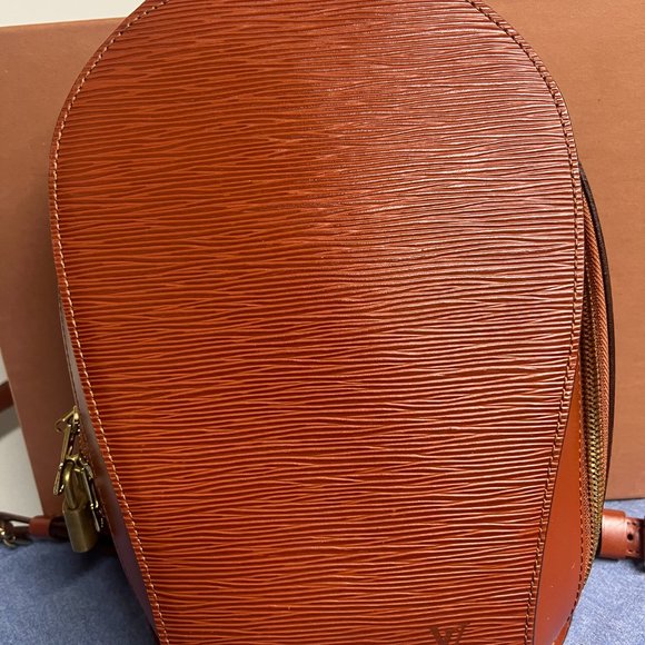 100% authentic Louis Vuitton Mabillon Brown Epi leather Backpack - Picture 14 of 16